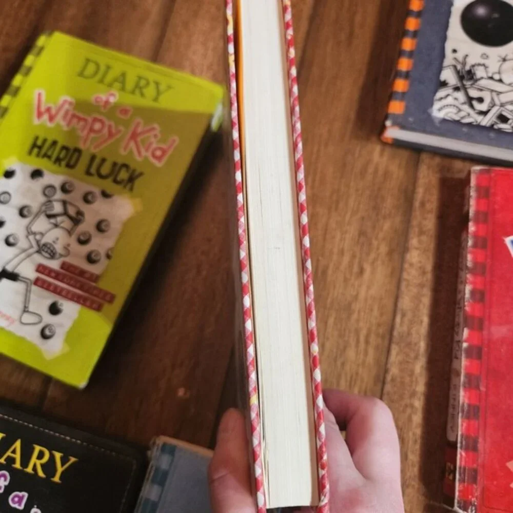 Diary of a Wimpy Kid Book Lot of 9 Jeff Kinney Hardcover and Paperback Series - Picture 4 of 4